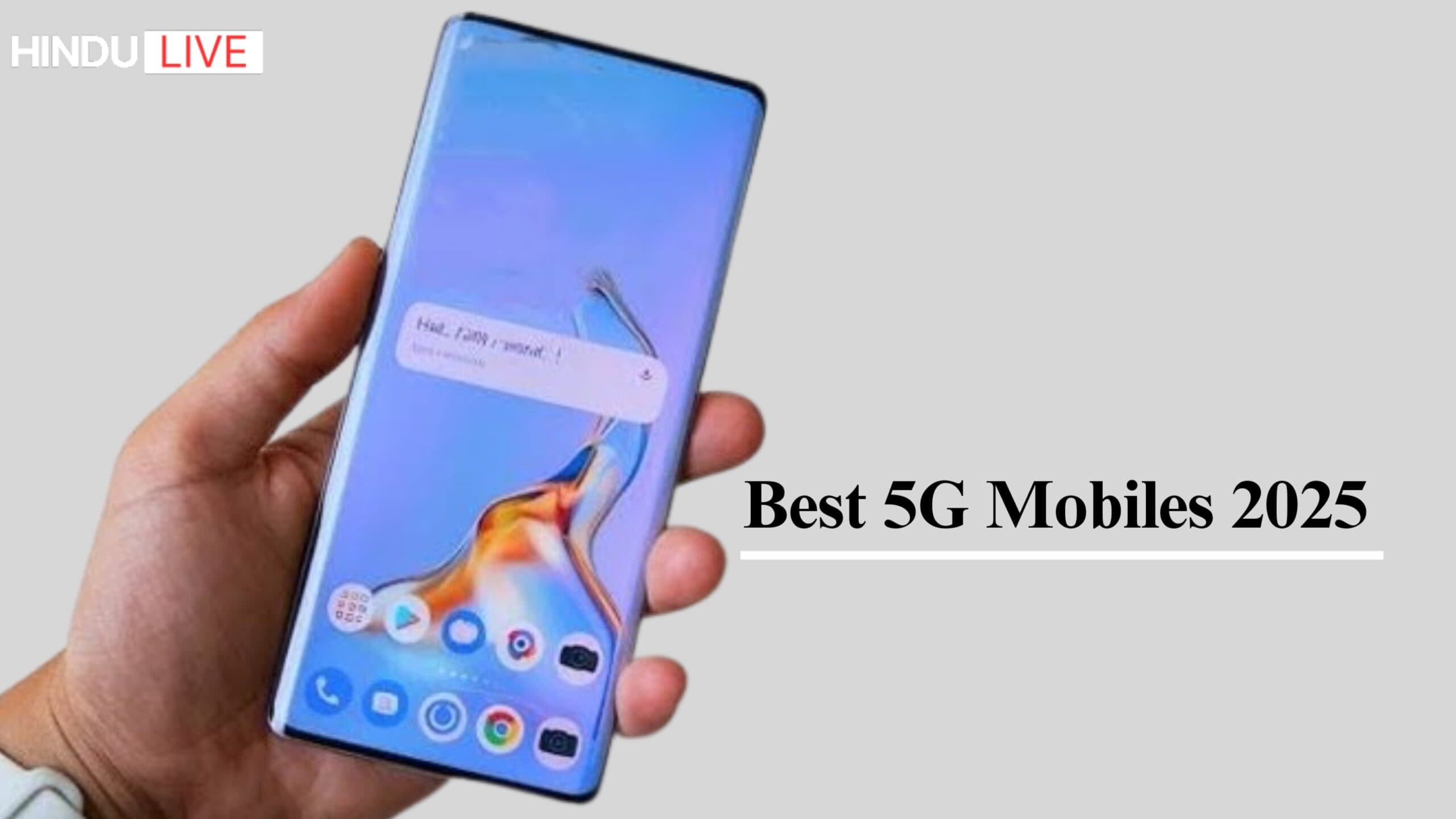 5 Best 5G Mobiles in India for 2025