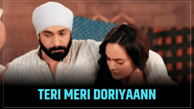 Teri Meri Doriyaann, 20 April 2024: तेरी मेरी डोरियां सीरियल में साहिबा की मुलाकात अंगद के परिवार से होती है जहां मनवीर साहिबा से पुरानी बातों