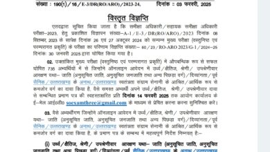 UKPSC vacancy aro ro